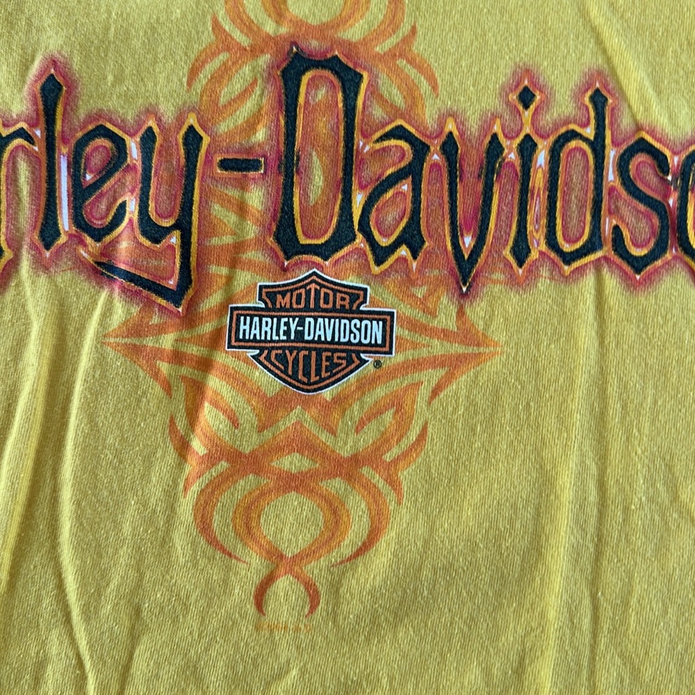 Y2K 04 Harley Davidson T-Shirt - Picture 2 of 6